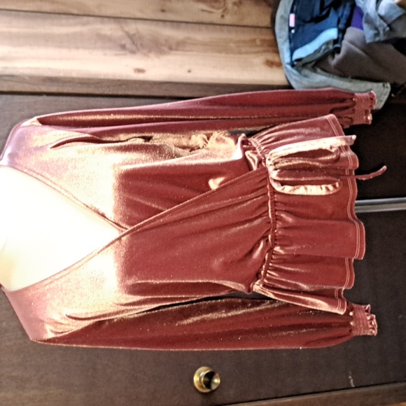 LC Lauren Conrad Tops - Lauren Conrad, size M surplice rose top